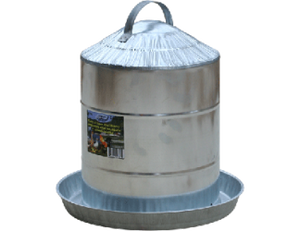 Waterer, Poultry Double Wall Metal 5 Gal