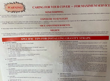 Load image into Gallery viewer, Bale Tarp Canadian Made with Gravity Straps