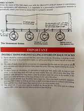 Load image into Gallery viewer, Bale Tarp Canadian Made with Gravity Straps