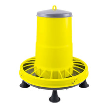 Load image into Gallery viewer, Poultry Feeder Yellow 22L Compacta and Legs FarmHaus