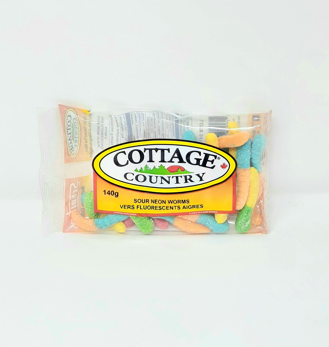 Cottage Country Sour Neon Worms