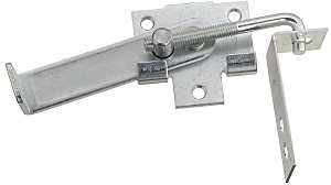 Jamb Latch, Steel, Zinc