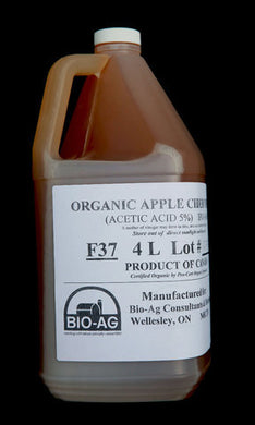 Apple Cider Vinegar 4L Organic Agriculture Use