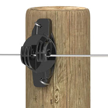 Load image into Gallery viewer, Wood Post Wide Jaw Claw Insulator Heavy Duty