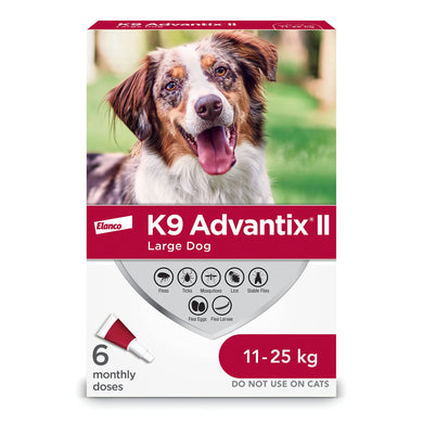 K9 Advantix II 2.5ml (11-25kg) 6 pack