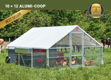 Alumi-Coop 6' x 10' Pasture Pro Broiler Package