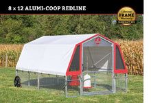 Load image into Gallery viewer, Alumi-Coop 8' x 12' Redline Chicken Tractor