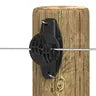 Load image into Gallery viewer, Wood Post Claw Insulator Black HD 100pk G67305 Gallagher