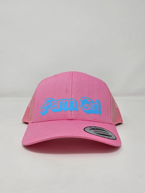Pink Farm Girl Ballcap