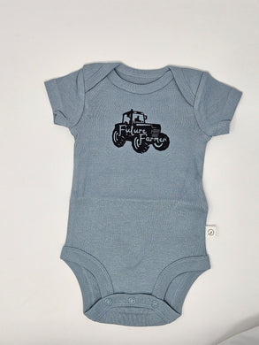 Baby Onesie Organic Cotton Future Farmer 3M