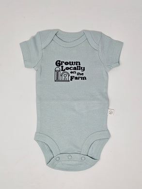 Baby Onesie Organic Cotton Grown Locally 9M