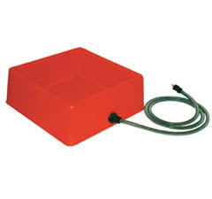 Heated Pet Dish Square 4L