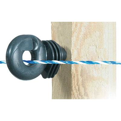 Insulators, Screw-in Ring Black 100/Pail  150-035