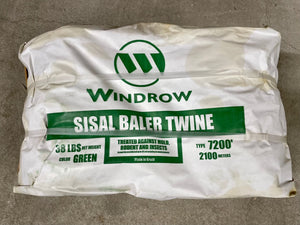 Twine,  Sisal 7200' Green Windrow