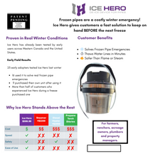 Load image into Gallery viewer, Ice Hero - Thaws Frozen Pipes in Minutes!