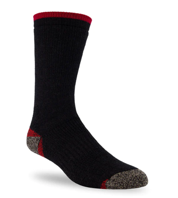 Sock, Wool/Cotton Crew Trekker 8717 Medium (size 4-8) Black