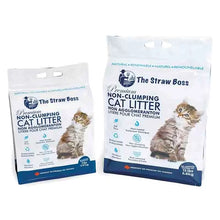 Load image into Gallery viewer, Straw Boss Non Clumping Cat Litter 3.17 kg bag