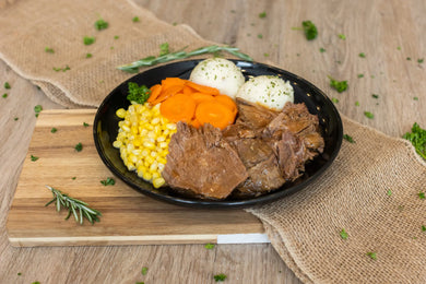 Pebbles Frozen Roast Beef Dinner for 1