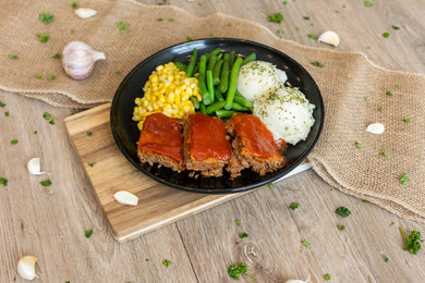 Pebbles Frozen Meatloaf Dinner for 1