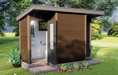 Leloo Pearlle Outdoor Bathroom 6' x 9'