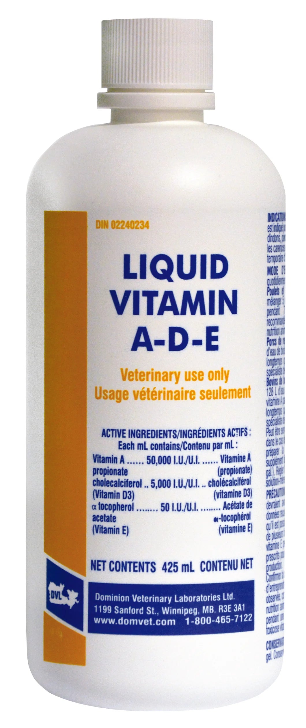 Vitamin A D E 5t Liquid 425ml