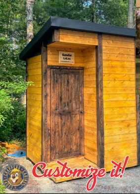 Leloo Cottage Outdoor Bathroom 6' x 6'