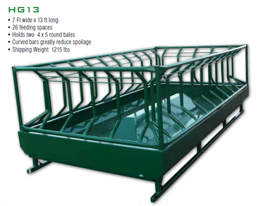 Hay & Grain Feeder Stockman's Choice HG13 Green