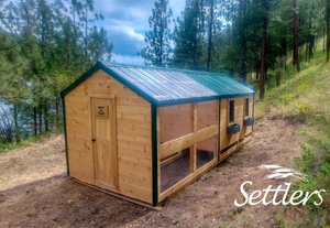 Country Clucker Chicken Coop 8'x10' Deluxe