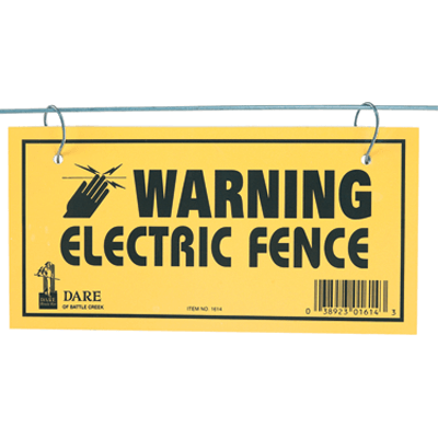 Warning Sign Electric Fence