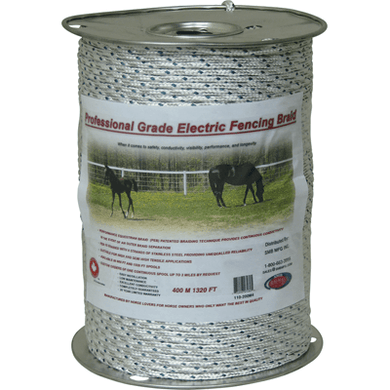 Rope, Braided with Green Fleck 400M