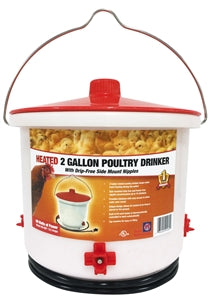 Poultry Waterer Heated 2 Gal 60W HB-60P