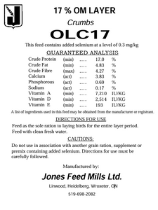 17% Omega Layer Crumb  25kg