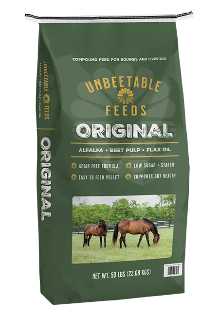 Unbeetable Forage Only Original - Alfalfa + Beet Pulp + Flax Seed Oil