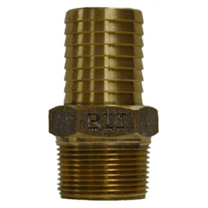 Hose Adapter for Poly Pipe 1" barb x 3/4" MPT