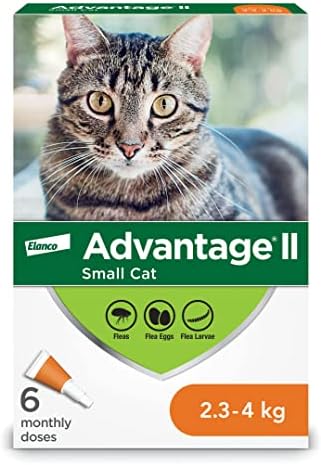 Advantage II Cat Flea Treatment 6 dose 2.3-4kg