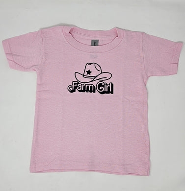Girls T-Shirt Cowgirl Hat 5T