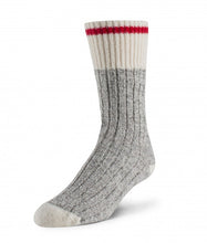 Load image into Gallery viewer, Sock, Org. Work 169C 3/PK Grey/White L
