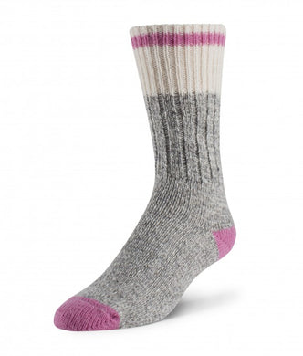 Sock, Original  Grey/ Lt Pink 172-82 M