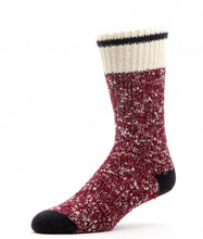 Load image into Gallery viewer, Sock, Classic Marled Red/ Black 183-429 L