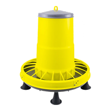 Load image into Gallery viewer, Poultry Feeder Yellow 22L Compacta and Legs FarmHaus