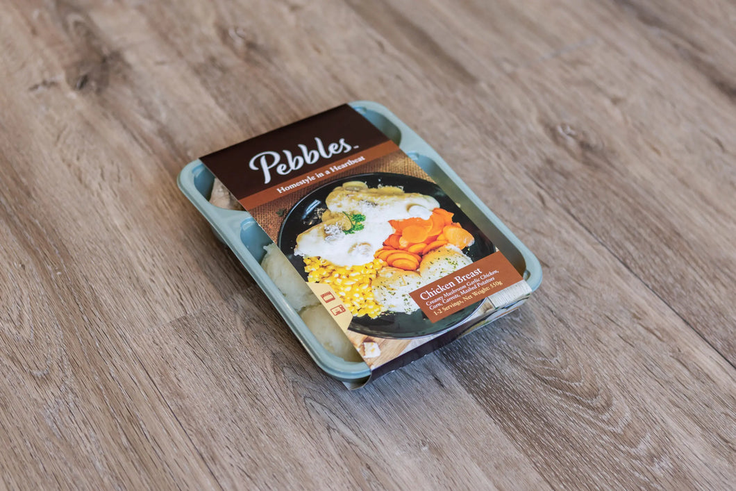 Pebbles Frozen Chicken Dinner for 1