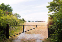 Load image into Gallery viewer, Laneway Landowner Gate, Steel, 8' - 14'  36"  Dark Grey