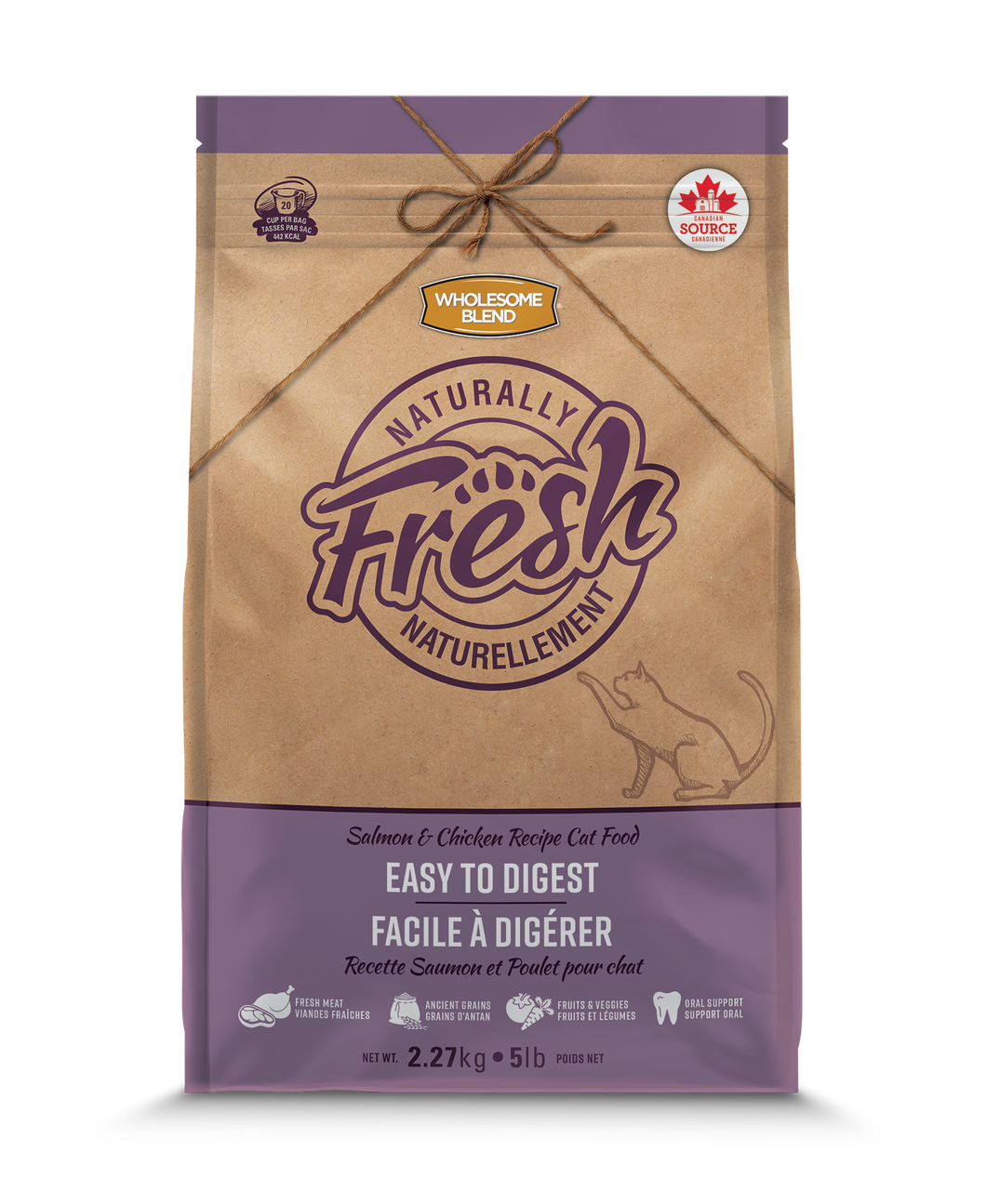 WB Fresh Salmon & Chicken Cat Easy to Digest 2.27 Kg