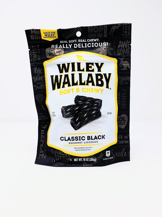 Wiley Wallaby Black Licorice 10oz