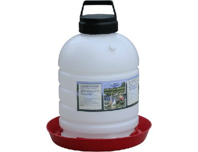 Waterer, Poultry Poly 5 Gal P5G04 Top Fill