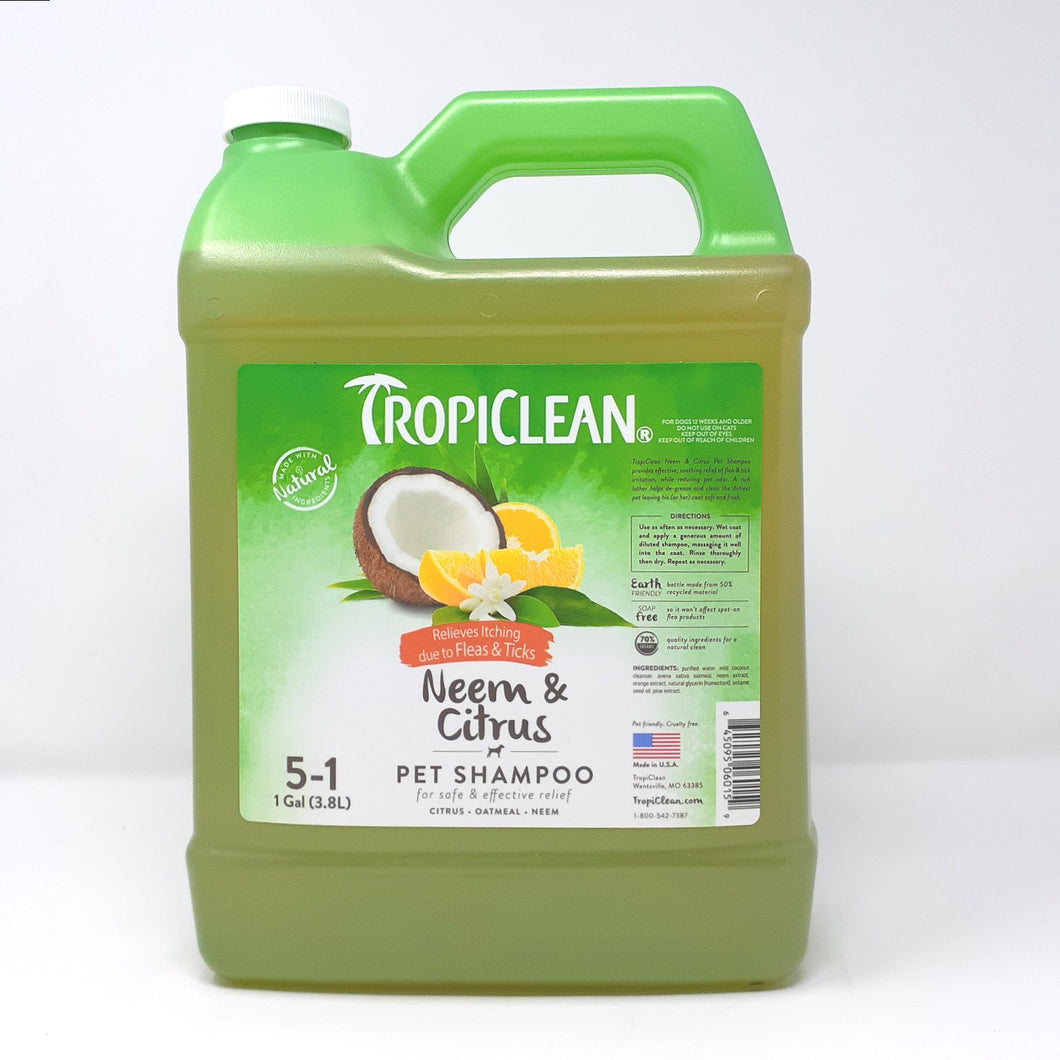 Pet Shampoo Neem & Citrus 1 Gallon