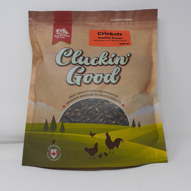 Cluckin' Good Crickets: 100% dried crickets 750gr Large