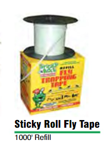 Fly Trapping Tape, Mr. Sticky Roll  1000' Refill