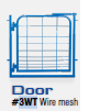 Wire Mesh Man Door