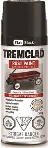 Paint, Tremclad Rust Flat Black 340g